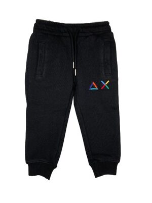 Pantalone jogging felpa logo multicolor
