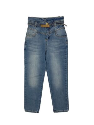 Jeans carrot vita alta