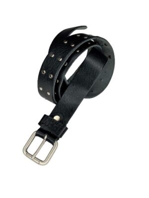 Cintura pelle borchiata
