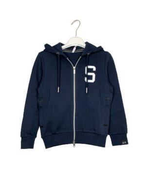 Felpa cappuccio+zip+s 1968