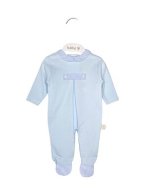 Tutina+piedi inserti vichy