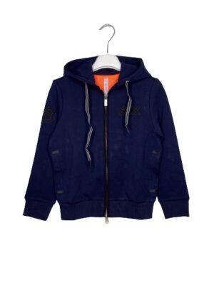 Cappuccio piquet+zip termosaldata