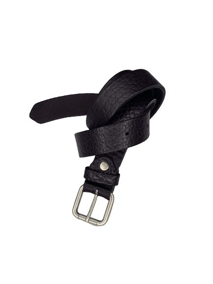 Kids Basic Cintura In Pelle Per Bambino - Confezione Da 2 (Nero + Marrone), Larghezza 25mm, Fibbia Argento