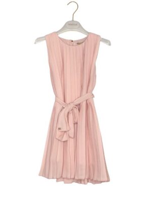 Abito plissÈ+cintura crepe