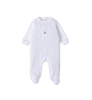 Tutina cotone+orso stelle