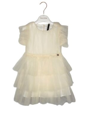 AE7EF36E0BAF06F646BC46F9CB4C7F4E_ Abito a balze manica aletta tulle