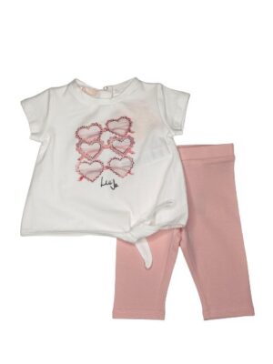 T-shirt occhiali a cuore+leggings
