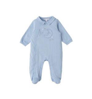 Tutina cotone abbottonata+orso luna