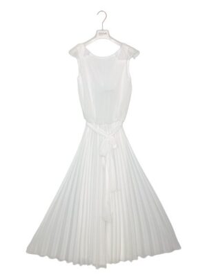 Tuta palazzo georgette plisse