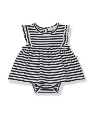 Abito pagliaccetto rigato