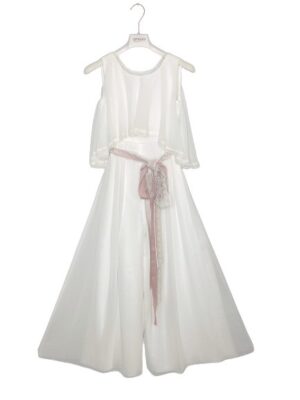 9DEE594C96991B5077AF99ED3BE26907_ Tuta palazzo georgette+bordo pizzo