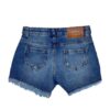Short denim sfrangiato+rotture