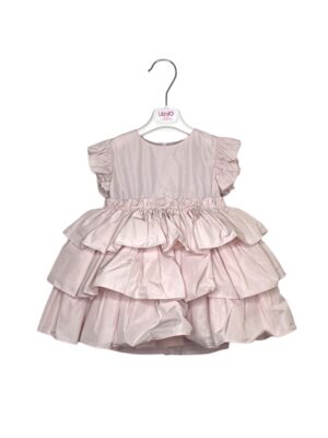 Abito a balze taffeta