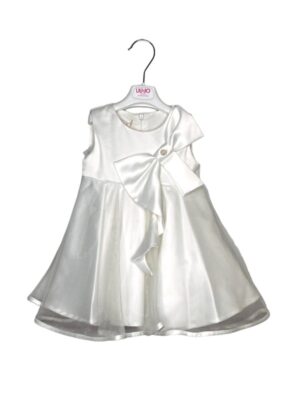 231A90BE0800D89DA6B2A1EE85E7E28F_ Scamiciato svasato+fiocco organza