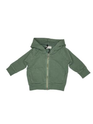 Felpa cappuccio+zip