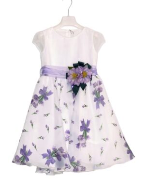 Abito cerimonia stampa fiori