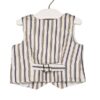 Gilet cotone rigato