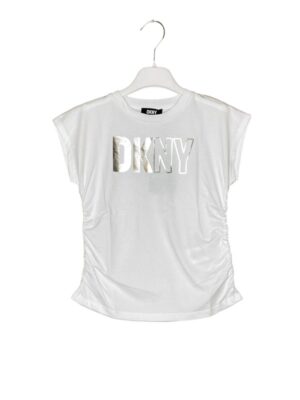 T-shirt graffata+dkny laminato