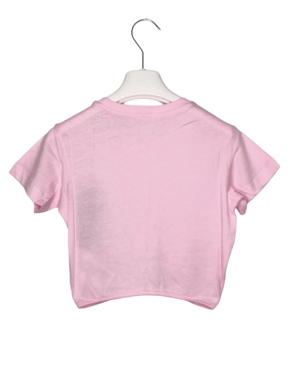 T-shirt cropped nodino davanti