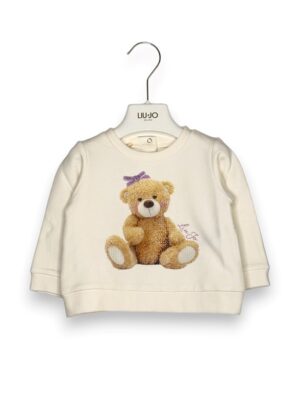 0A1F2591223AFBC03685B0A0D40D5D6F_ Felpa girocollo stampa teddy