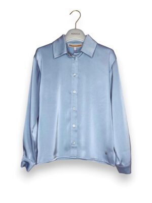 Camicia manica lunga raso