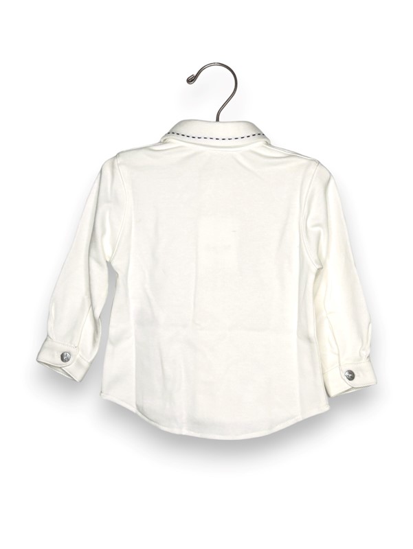 Camicia collo impunturato