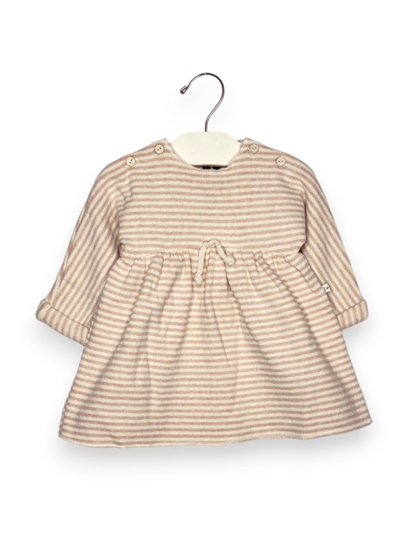 Abito felpina rigata