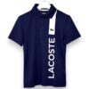 Polo piquet strech+fascia verticale lacoste