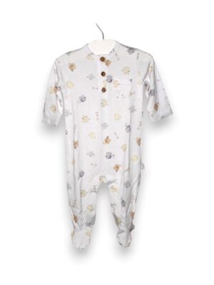 Tutina+piedi jersey stampa animaletti