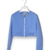 Giacchina zip crepe