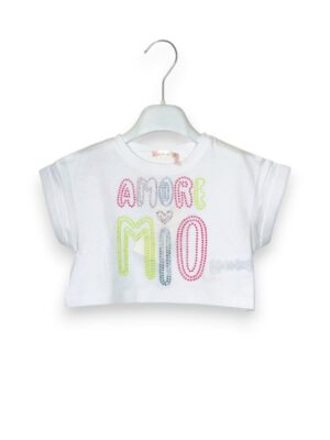 T-shirt crop amore mio