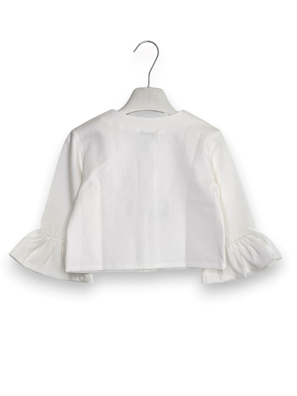 Giacca punto milano manica tulipano