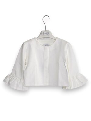 Giacca punto milano manica tulipano