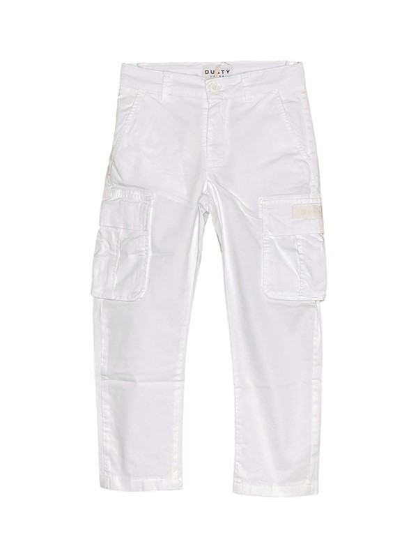Pantalone cargo cotone strech