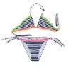 Bikini fascia nuova rigato profilo onda