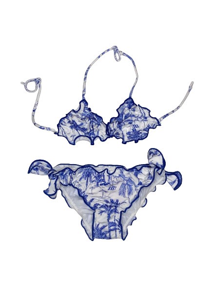 Bikini triangolo spiaggia bicolore