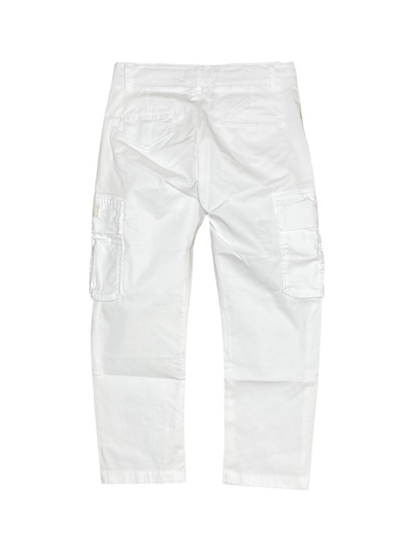 Pantalone cargo cotone strech