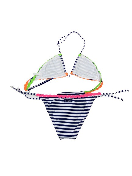 Bikini fascia nuova rigato profilo onda