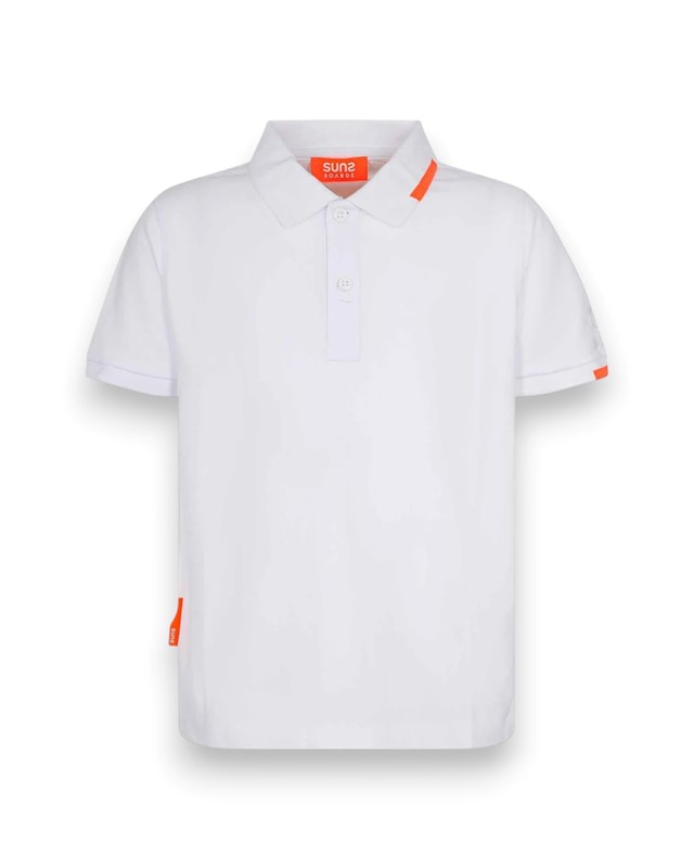 Polo piquet strech bordo fluo suns