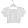 Crop top popeline+volant