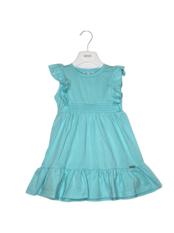 Abito con volan jersey