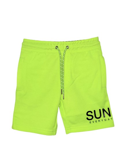Bermuda felpa color block