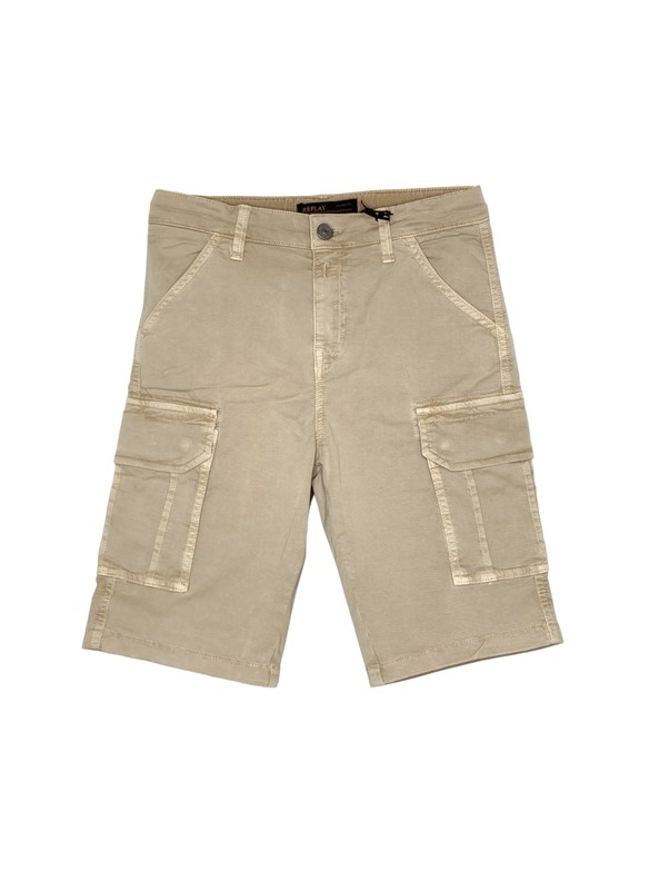 Bermuda cargo felpa strech