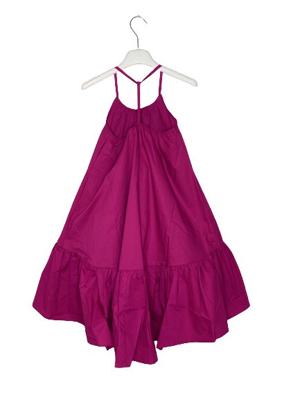 Prendisole ampio asimmetrico popeline