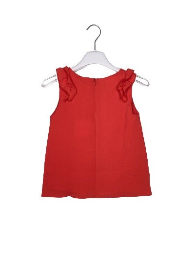 Top+russe spalle viscosa