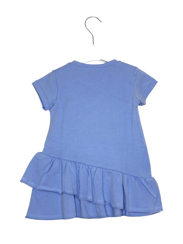 Abito con volan jersey