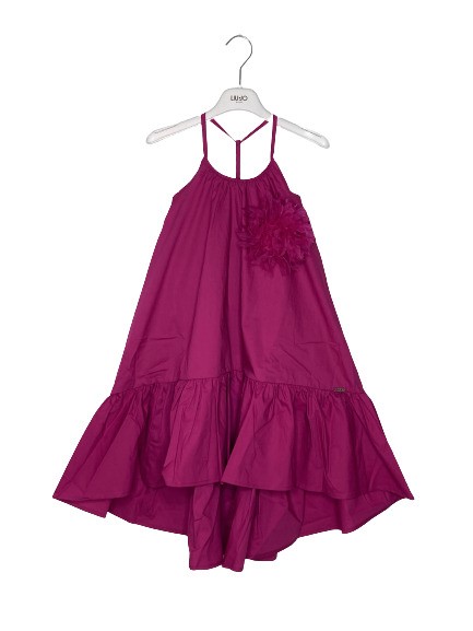 Prendisole ampio asimmetrico popeline