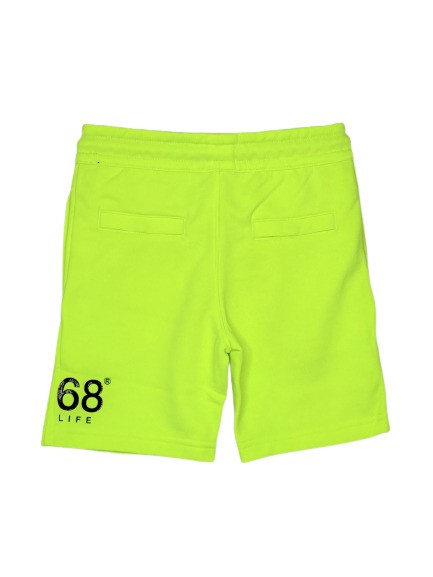 Bermuda felpa color block
