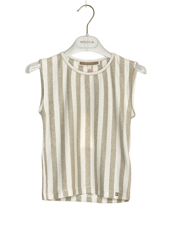 Top viscosa riga verticale lurex