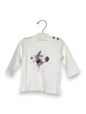 T-shirt manica lunga+coniglietta ballerina